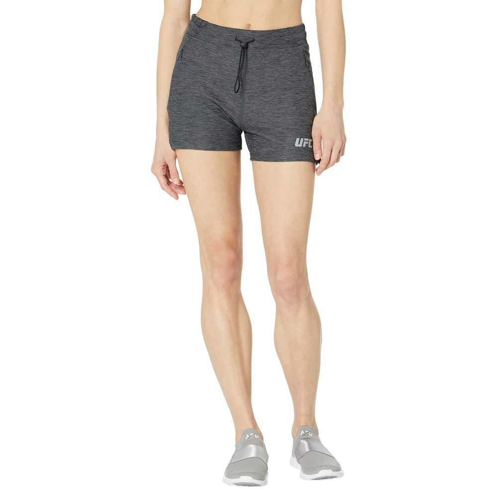UFC Womens 4" Tech Workout Shorts Black XL